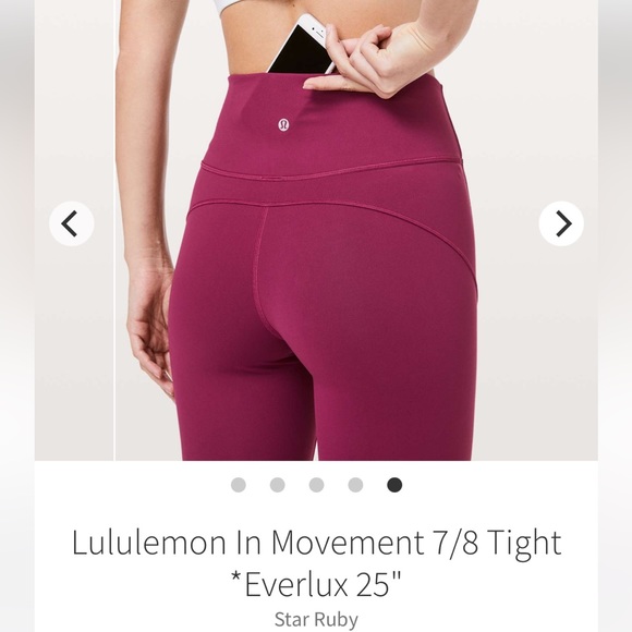 Lulu🍋 In Movement 25” Star Ruby size 6 - Picture 4 of 11